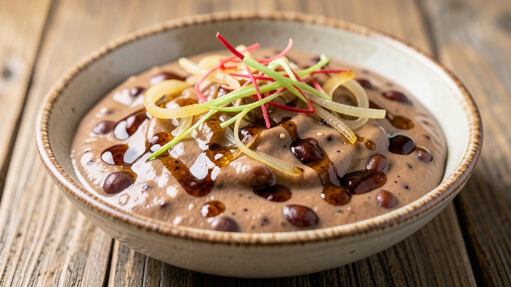 Adzuki Bean Dip Recipe: Sweet-Savory Blend With Crunchy Topping Twist
