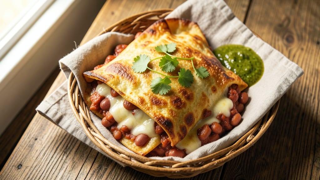 Bean and Cheese Chimichanga Recipe: Crispy Tortilla Blanket Over Melty Cheese