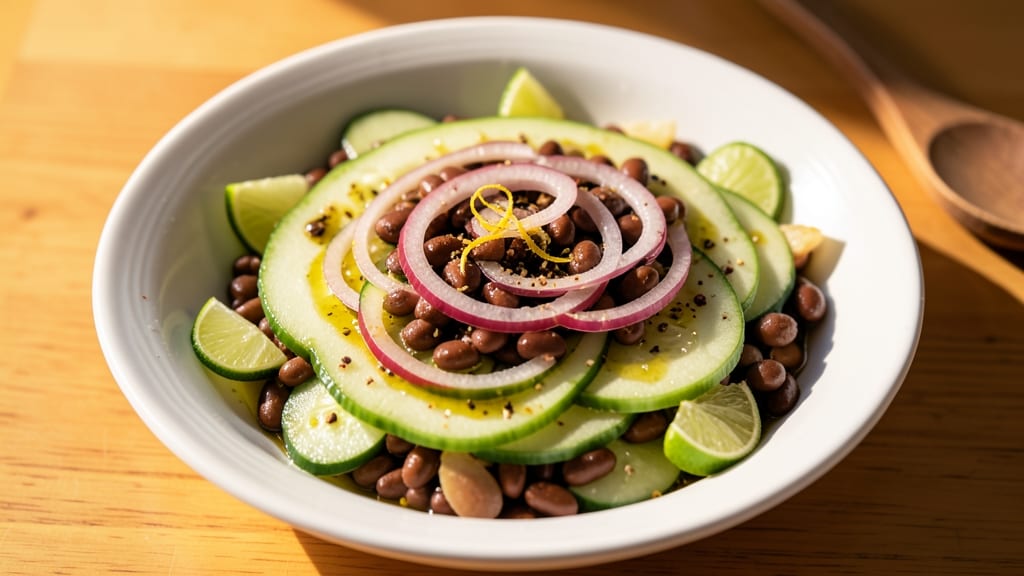 Black Bean and Cucumber Salad Recipe: Refreshing Crunch With Zesty Lime Vinaigrette