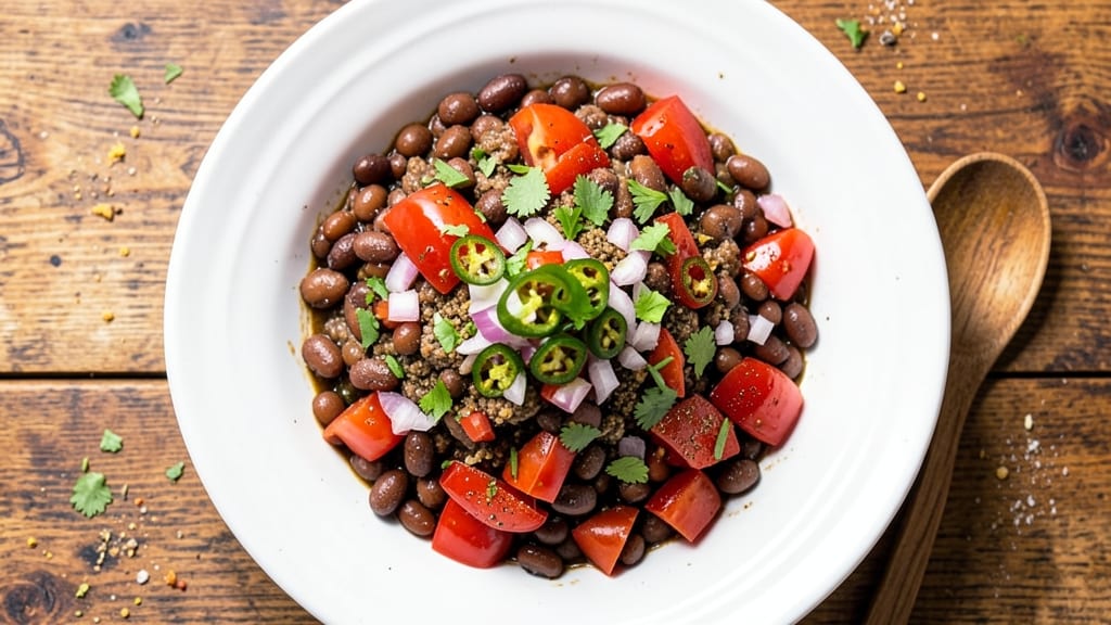 Paula Deen's Black Bean Salsa Recipe: Bold Cumin-Lime Zing With Crunchy Tortilla Topping