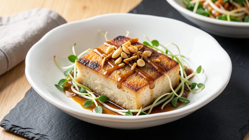 Filipino Bean Sprouts and Tofu Recipe: Crispy-Garlic Stir-Fry with Tangy Vinegar Zing