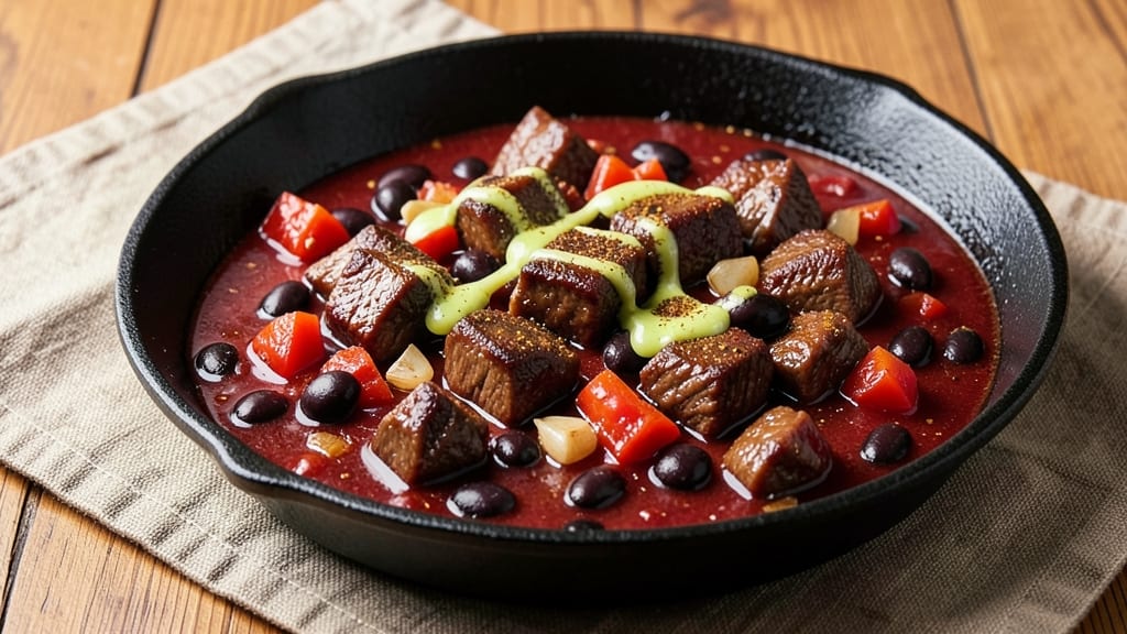 Beef and Black Bean Chilli Recipe: Smoky Spice Bomb With Crispy Tortilla Topping