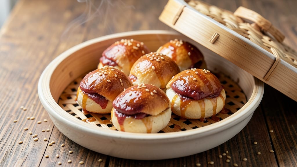Bean Bun Recipe: Crispy Tortilla Crowns Over Sweet Bean Filling