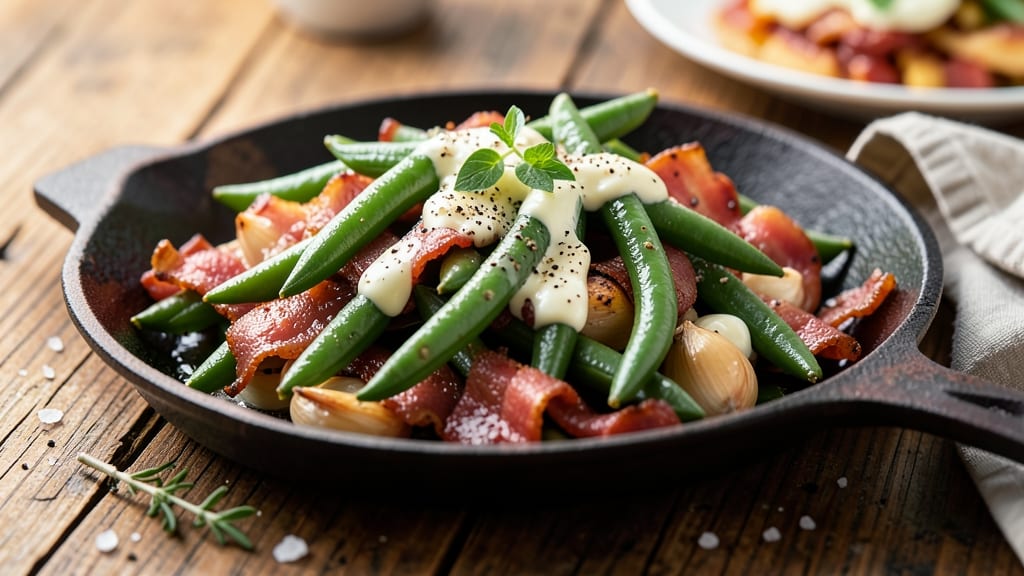 Black Bear Diner Green Beans Recipe: Smoky Bacon and Garlic Crunch