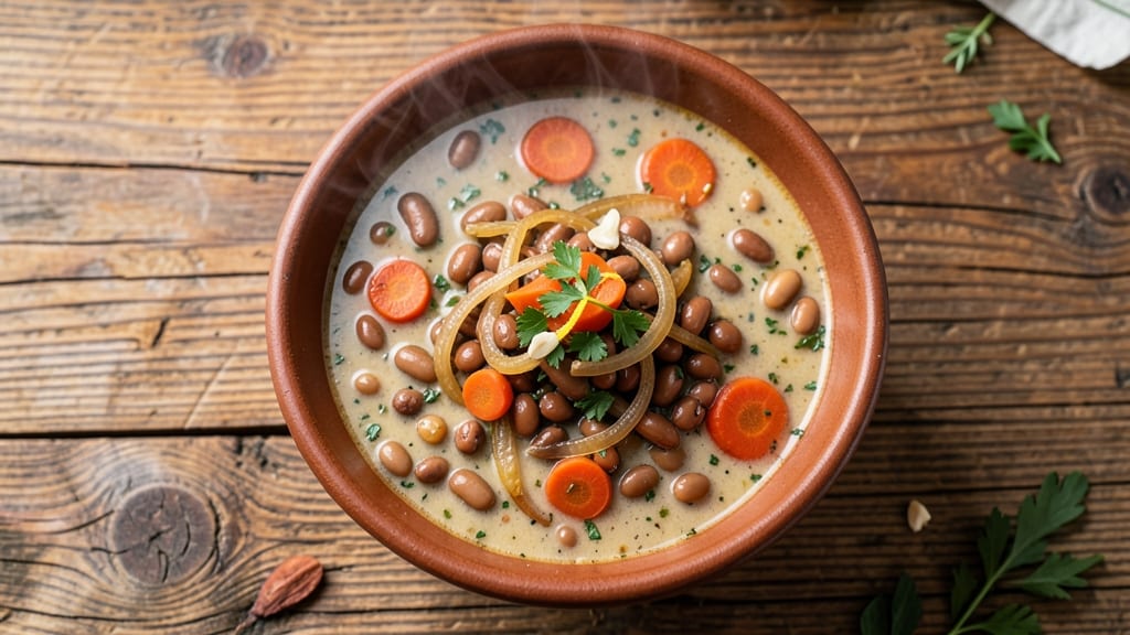 Bean Soup Recipe UK: Classic Comfort With Crispy Herb Topping