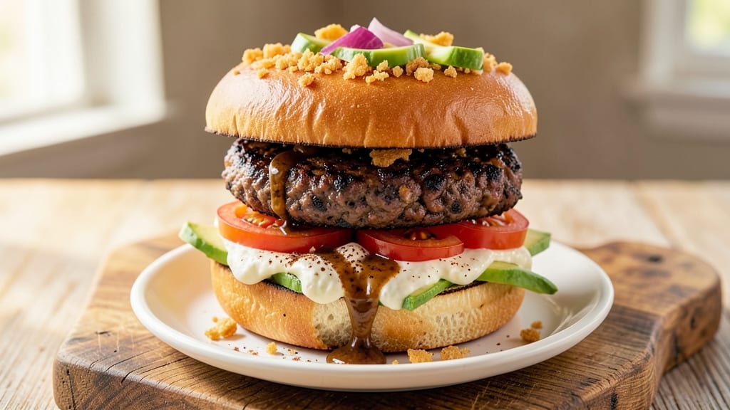 Big Daddy's Black Bean Burgers Recipe: Smoky Chipotle and Charred Tortilla Crunch