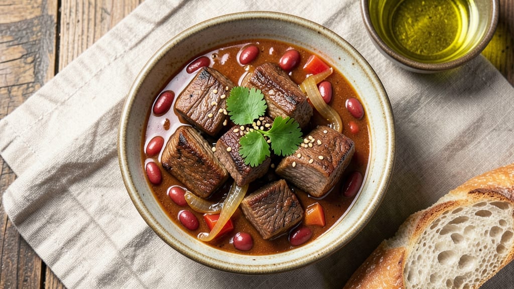 Beef and Bean Chili Crockpot Recipe: Slow-Simmered Depth With Crispy Tortilla Topping