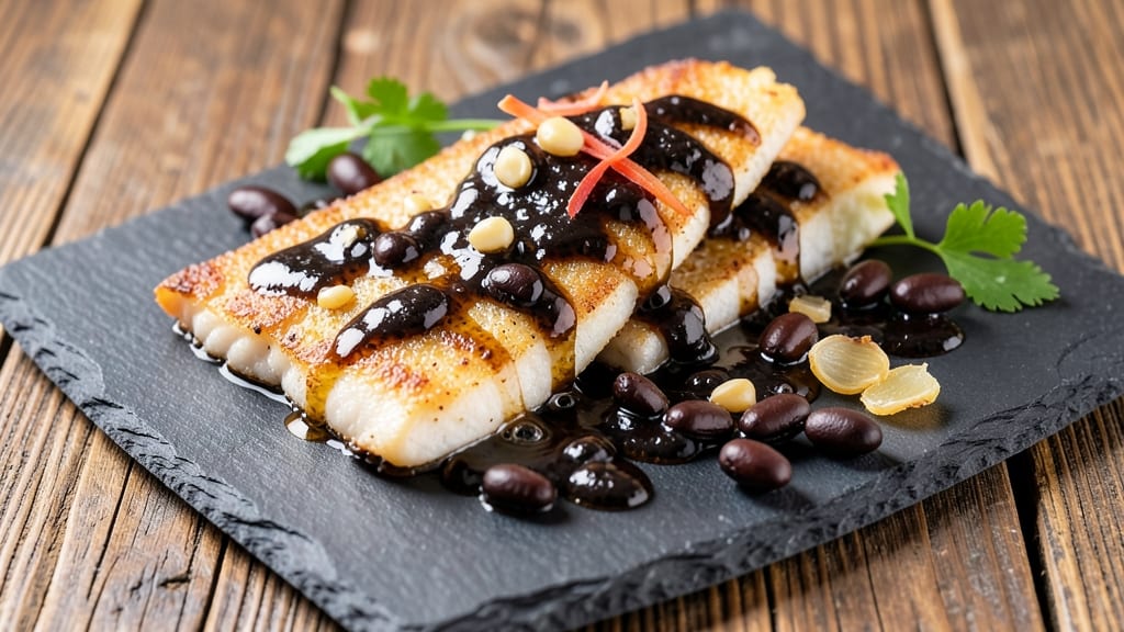 Braised Fish With Black Bean Sauce Recipe: Silky Sauce and Flaky Fish Harmony