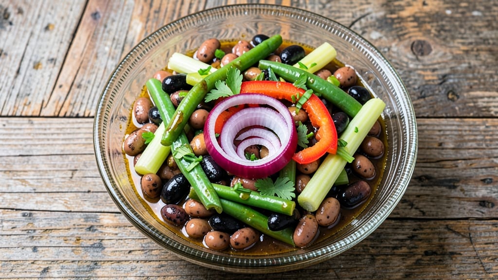 Best Three Bean Salad Recipe With Cider Vinegar: Crunchy Veggie and Tangy Balance