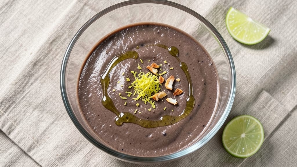 Black Bean Mousse Recipe: Silky Plant-Based Dip With Lime Zing