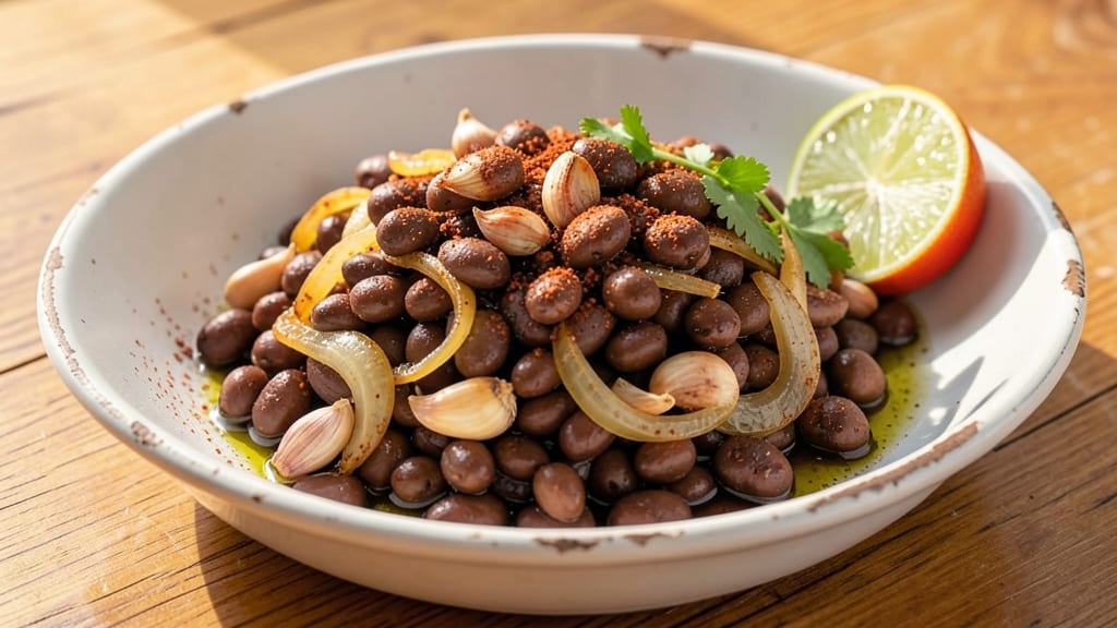 Black Bean Burrito Filling Recipe: Spiced Cumin-Lime Beans With Toasted Corn