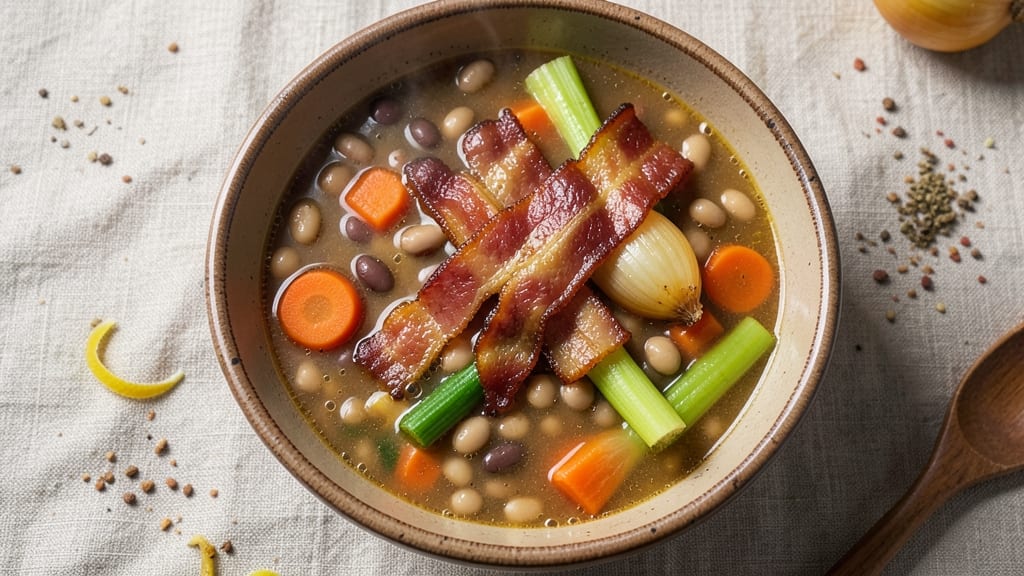 Bean and Bacon Soup Recipe Slow Cooker: Slow-Cooked Smoky Depth With Crispy Edges