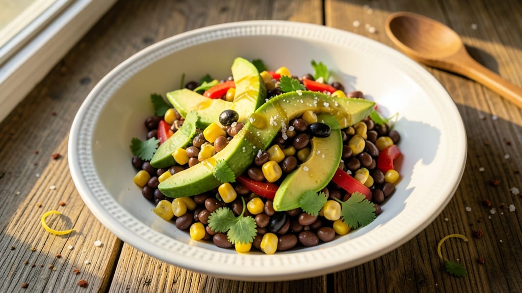Bean Corn Avocado Salad Recipe: Bright Lime and Cilantro Zing in 15 Minutes