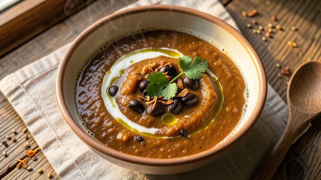 Black Bean and Butternut Squash Soup Recipe: Velvety Sweetness With Earthy Depth