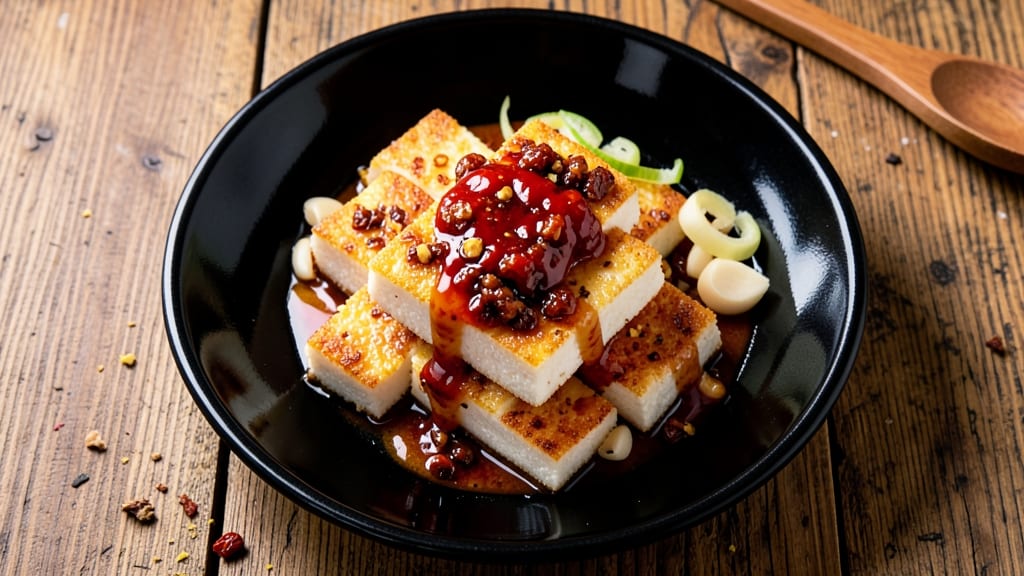 Bean Curd Szechuan Style Recipe: Spicy-Chili Crispy Crust With Silky Centers