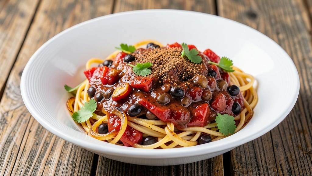 Black Bean Spaghetti Sauce Recipe: Deep Umami and Black Bean Richness