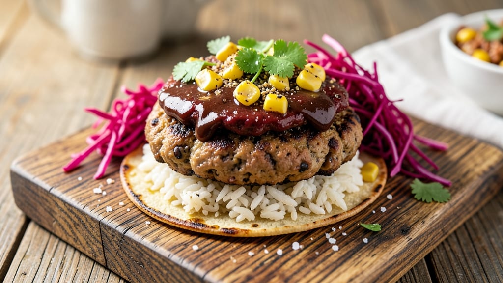 Black Bean and Rice Veggie Burger Recipe: Tortilla-Crusted Texture That Stands Up to Meat