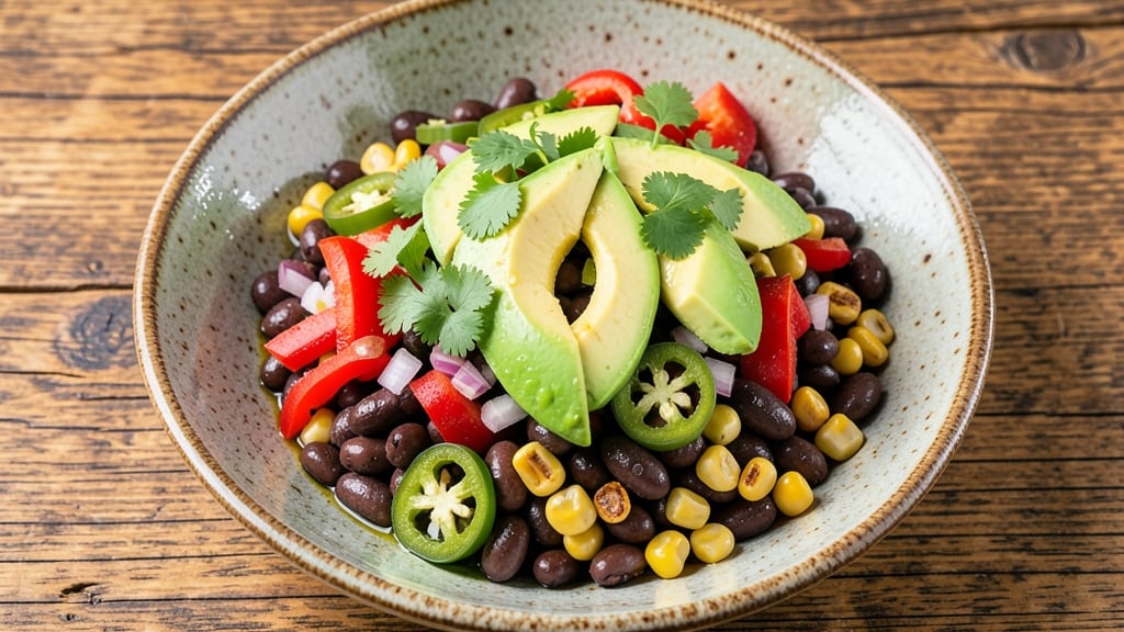 Black Bean Salsa Salad Recipe: Crunchy Tortilla Bites Meet Zesty Lime-Lime Base
