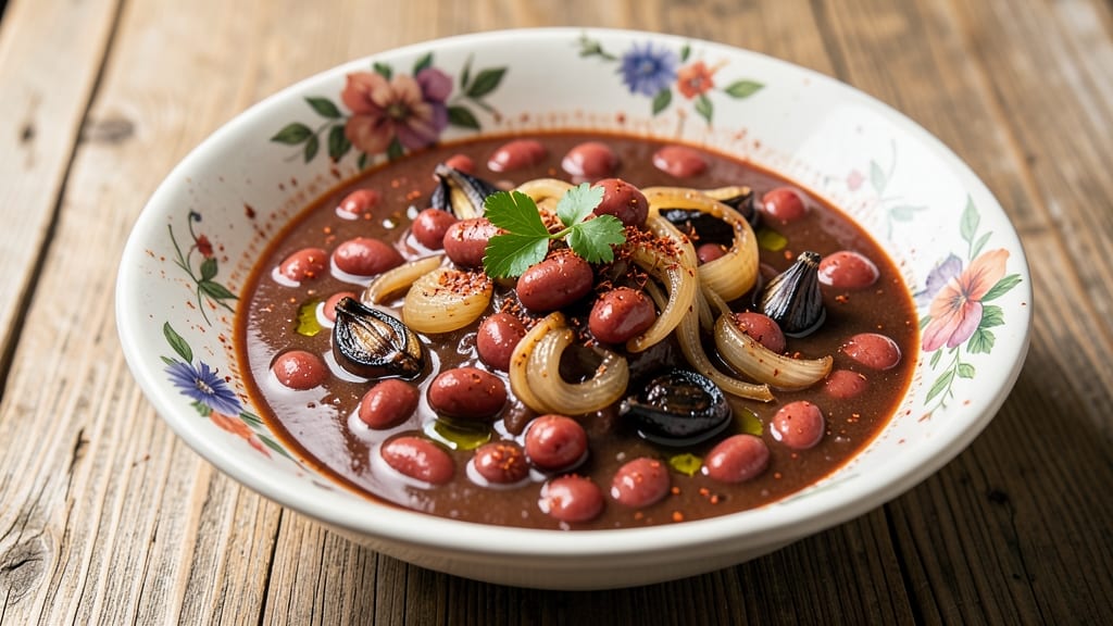 Basque Red Bean Soup Recipe: Smoky Paprika and Garlic-Roasted Depth
