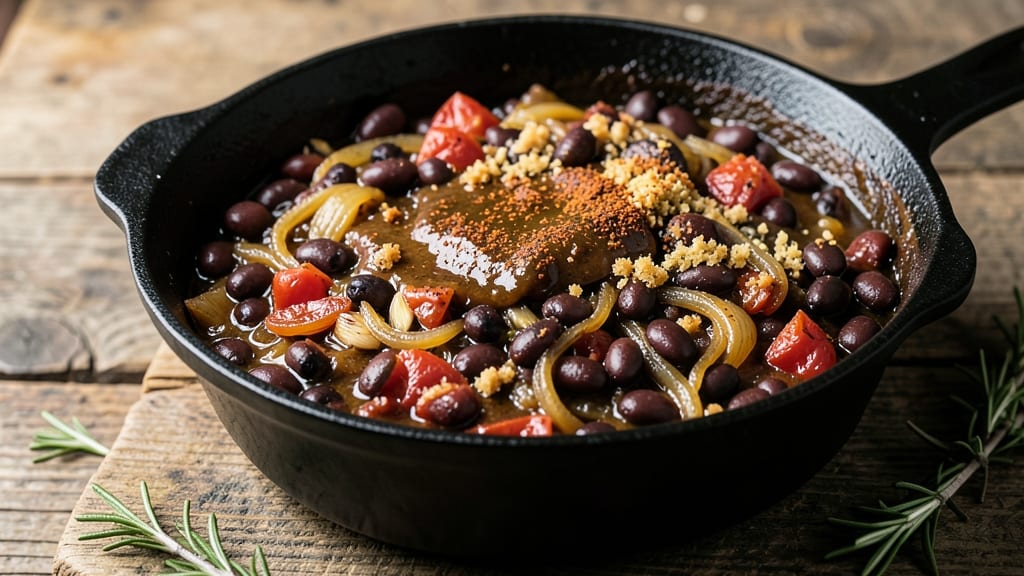 Black Bean Cassoulet Recipe: Slow-Braised Richness With Crispy Bread Topping